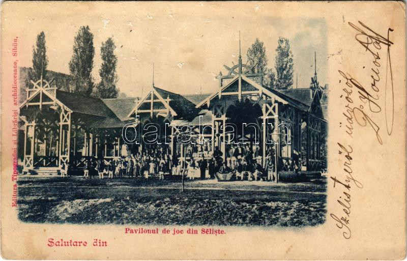 1901 Szelistye, Saliste; Pavilonul de joc / Pavilon / spa pavilion (ázott sarok / wet corner)