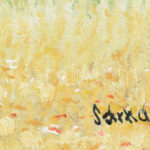 Sárkány Gyula (1887-1962): Tájkép. Olaj, vászon, jelzett, 26x38cm - Image 2
