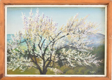 Sárkány Gyula (1887-1962): Tájkép. Olaj, vászon, jelzett, 26x38cm