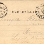 1903 Segesvár, Schässburg, Sighisoara; látkép. Zeidner H. kiadása / general view + 'BRASSÓ - BUDAPEST 15. SZ.' vasúti mozgóposta bélyegző (EK) - Image 2