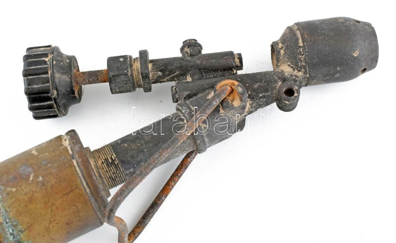 Réz benzinlámpa, benzinfáklya 38 cm - Image 2