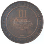 2009. '30 cirkáló Balatonalmádi / Almádi Kupa III. helyezett 2009' kétoldalas bronz díjérem (60mm) T:2 - Image 2