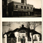 1941 Újverbász, Verbász, Novi Vrbas; Tűzoltó otthon, Hetzel szanatóriuma / Vatrogasni Dom / Feuerwehrheim / firefighters' home, sanatorium + 'TÁBORI POSTA 55'