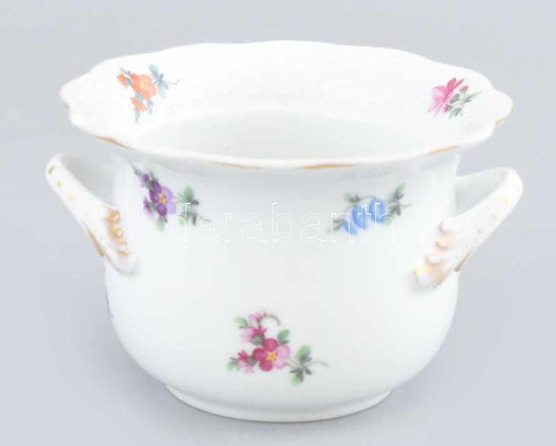 Herendi Óherendi csupor. Kézzel festett, jelzett, minimális lepattanással d: 11 cm, m: 7 cm