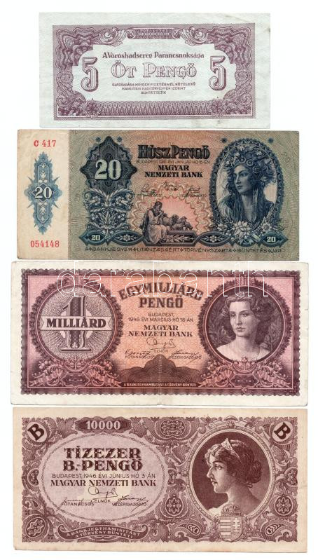 1941-1946. 5P-10.000BP (8xklf) T:III folt, kis szakadás