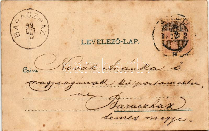 1899 (Vorläufer) Arad, Városház tér, Városháza. Lengyel Lipót műintézete / town hall, square (fl) - Image 2