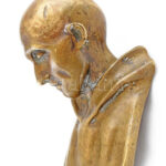 DONATELLO mellszobra, 1900 körüli, bronz, patina, hátlapján felirat: 'Donatello 1456 florenzo'. Talapzat nélkül. 1900 körül. m: 16 cm - Image 3