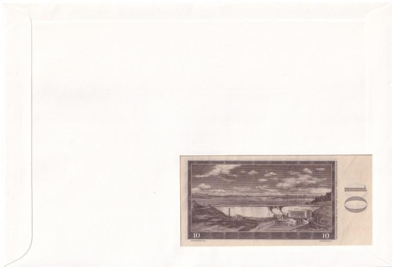 Csehszlovákia 1960. 10K felbélyegzett borítékban, bélyegzéssel T:I Czechoslovakia 1960. 10 Korun in envelope with stamp and cancellation C:UNC - Image 2