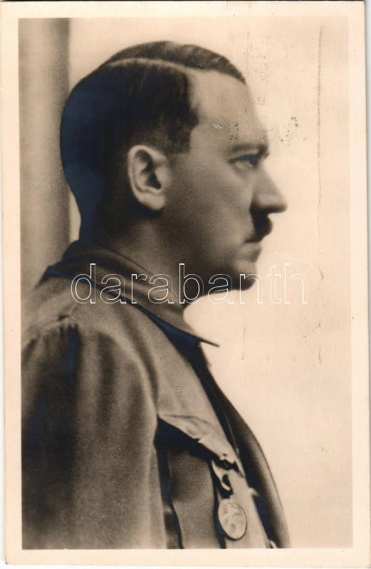 Adolf Hitler. NSDAP German Nazi Party propaganda + 'DER FÜHRER IN WIEN'