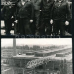 cca 1970-1980 Csepel Művek (Weiss Manfréd) Vas- és Acélöntödéje, meghívó a 2. sz. vasöntöde ünnepélyes üzembehelyezésre + 2 db fotó a Csepel Művek üzeméről és munkásairól, 18x13 cm - Image 2