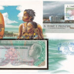 Sao Tomé és Príncipe 1989. 100D borítékban, alkalmi bélyeggel és bélyegzéssel T:I Sao Tomé and Príncipe 1989. 100 Dobras in envelope with stamps and cancellations C:UNC