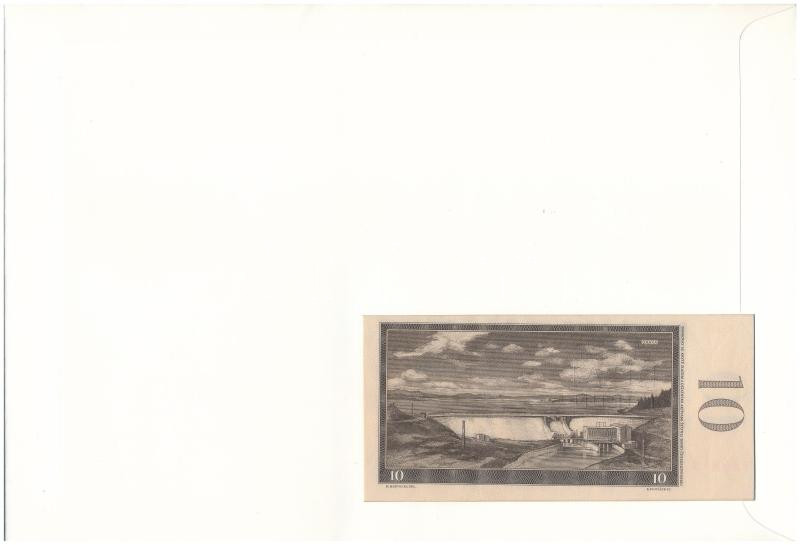 Csehszlovákia 1960. 10K felbélyegzett borítékban, bélyegzéssel T:I Czechoslovakia 1960. 10 Korun in envelope with stamp and cancellation C:UNC - Image 2