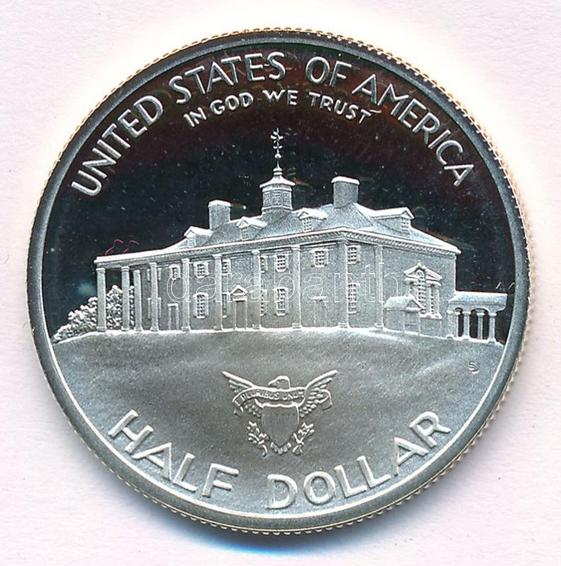 Amerikai Egyesült Államok 1982S 1/2$ Ag 'George Washington születésének 250. évfordulója' T:PP USA 1982S 1/2 Dollar Ag 'George Washington, 250th Birth Anniversary' C:PP Krause KM#208 - Image 2