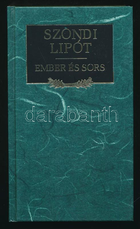 Szondi Lipót: Ember és sors. Három tanulmány. Bp., 1996., Kossuth. Kiadói kartonált papírkötés.