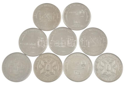 2015. 50Ft 'Nemzeti és történelmi emlékhelyek' + 2016. 50Ft 'Hetvenéves a forint' (2x) + 2017. 50Ft 'Fina World Championships' (2x) + 2018. 50Ft 'Jégkorong világbajnokság (2x) + 50Ft 'Családok éve' (2x) T:1-