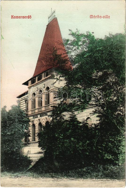 Budapest XI. Kamaraerdő, Mártha Villa (gyűrődés / crease)