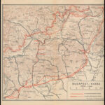 2 db térkép 1939-ből: Kassa város, Budapest-Kassa. terv Bodnár Gyula 24x23 cm
