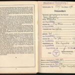 1938 Deutsches Einheits Familienstammbuch / Német Birodalmi család nyilvántartási könyv, bejegyzésekkel, bélyegzőkkel - Image 2