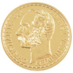 DN 'Történelmi aranypénzek - IX. Keresztély 10 daler, 1904' aranyozott Cu-Ni utánveret 'COPY' beütéssel (20g/38,61mm) T:PP