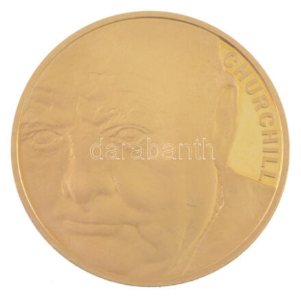 Nagy-Britannia 2015. 5P Au 'Sir Winston Churchill halálának 50. évfordulója' sorszámozott tanúsítvánnyal, kapszulában (39,94g/0.9167/38,61mm) T:PP fo., ujjlenyomat Great Britain 2015. 5 Pound Au '50th anniversary of the death of Sir