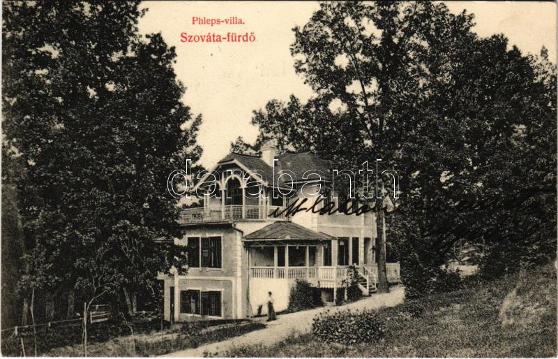 1911 Szováta-fürdő, Baile Sovata; Phleps villa. Schuster Emil 109-1909. (EK)