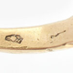 14K arany (Au) gyűrű ametiszttel és brillekkel (brill össz: 1,8ct) Jelzett. 8,9 g m: 65 - Image 3