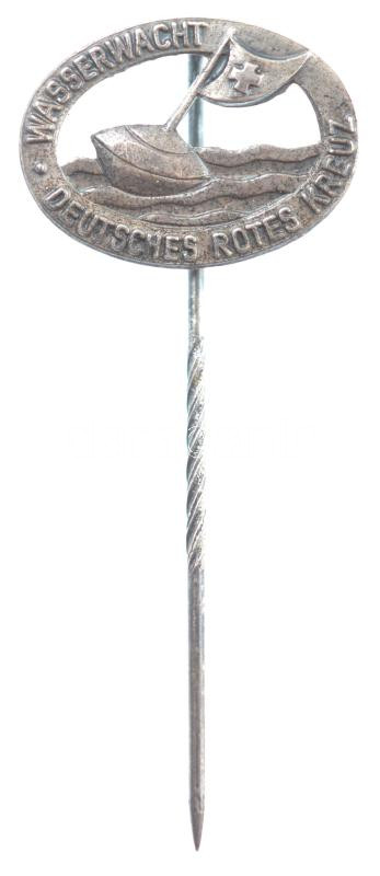 Németország DN 'Vízimentő szolgálat- Német Vöröskereszt' ezüstpatinázott jelvény (14x19mm) T:1 Germany ND 'Wasserwacht - Deutsches Rotes Kreuz' badge with silver patina (14x19mm) C:UNC