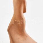 Olvashatatlan jelzéssel, Kottavicz, Kollovicz, ??: Női figura. Terrakotta, kopott, m: 44,5 cm