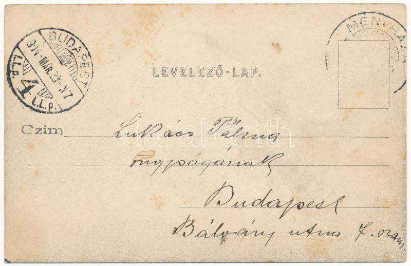 1904 Menyháza, Monyásza, Moneasa; Vaskohó / iron works, furnace (EK) - Image 2