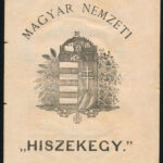 1872 Magyar Nemzeti 'Hiszekegy'. Pest-Bécs, Deutsch Testvérek-ny., 16 p.