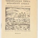 1959 Budapest, Római-part, motorcsónakázással, vízi jártassággal kapcsolatos iratok, Morgó III. motorcsónak fotója, forgalmi engedély, stb. - Image 3