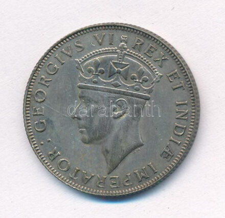 Kelet-Afrika 1941I 1Sh Ag 'VI. György' T:1-,2 patina East Africa 1941I 1 Shilling Ag 'George VI' C:AU,XF Krause KM#28