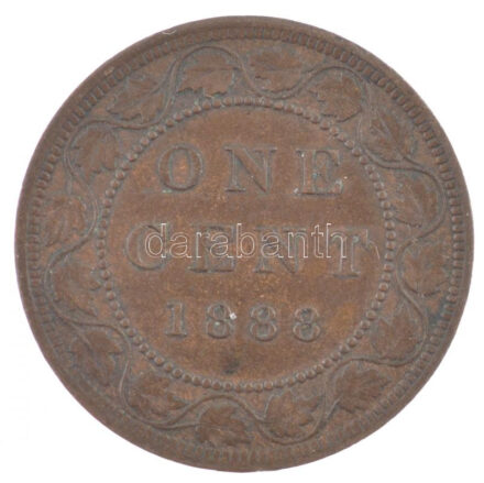 Kanada 1888. 1c bronze 'Viktória' (5,58g) T:1- Canada 1888. 1 Cent bronze 'Victoria' (5,58g) C:AU Krause KM#7