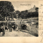 1904 Budapest III. Remetehegy, Etelka villa, vízhordó szamarak a kútnál