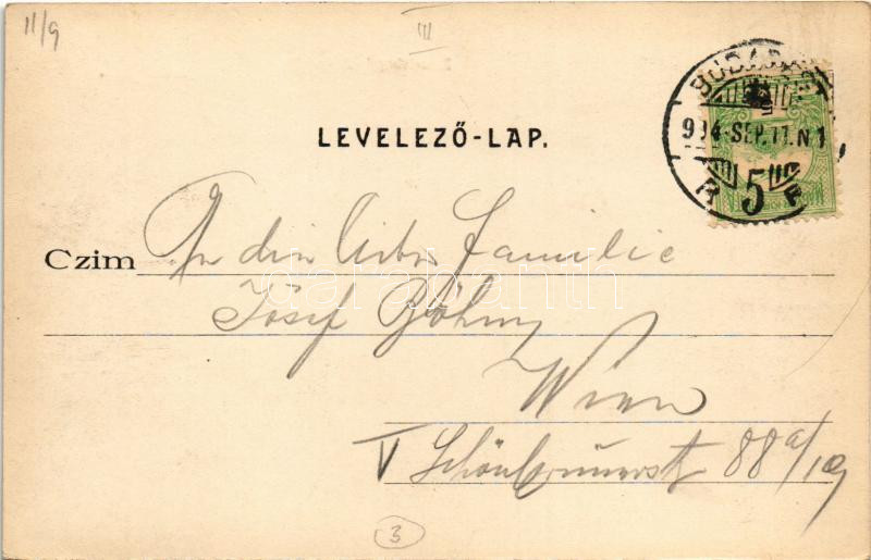 1904 Budapest III. Remetehegy, Etelka villa, vízhordó szamarak a kútnál - Image 2