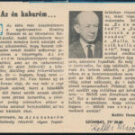 Bilicsi Tivadar, Latabár Kálmán és Kellér Dezső autográf aláírásai újságkivágásokon - Image 3