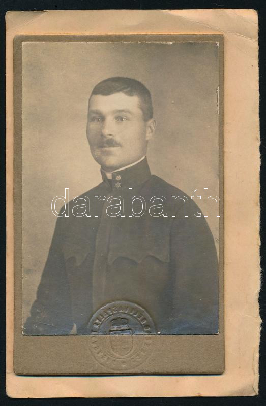 1920 Déli Vaspálya-Társaság ideiglenes arcképes igazolványa
