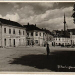 1936 Bihac, glavni trg / main square, shops. photo (fl)