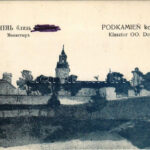 1916 Pidkamin, Podkamien kolo Brodów; Klasztor OO. Dominikanów / monastery + 'Tábori Postahivatal'