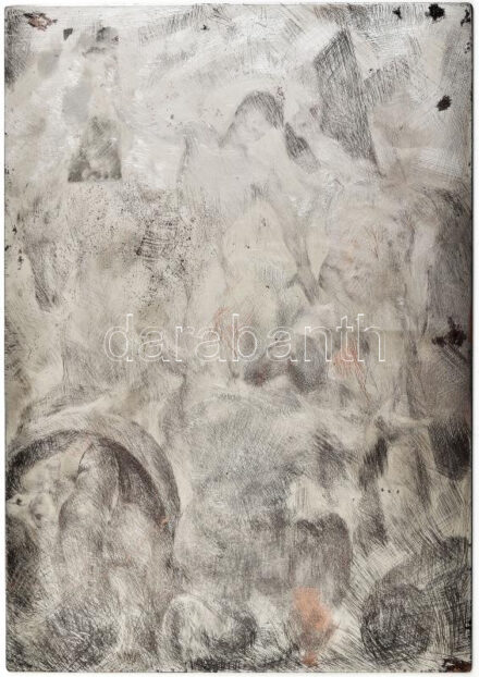 Jelzés nélkül, Aba Novák Vilmos?, Patkó Károly?: Levétel a keresztről. Fém nyomódúc. 27,3x20,3 cm