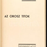 J. K.: Az orosz titok. Ford.: Velőssy Elek. Magyar Kultúra Könyvtár 9. sz. Bp., 1935, Pázmány Péter Irod. Társ., 94 p. Kiadói illusztrált papírkötés. - Image 2