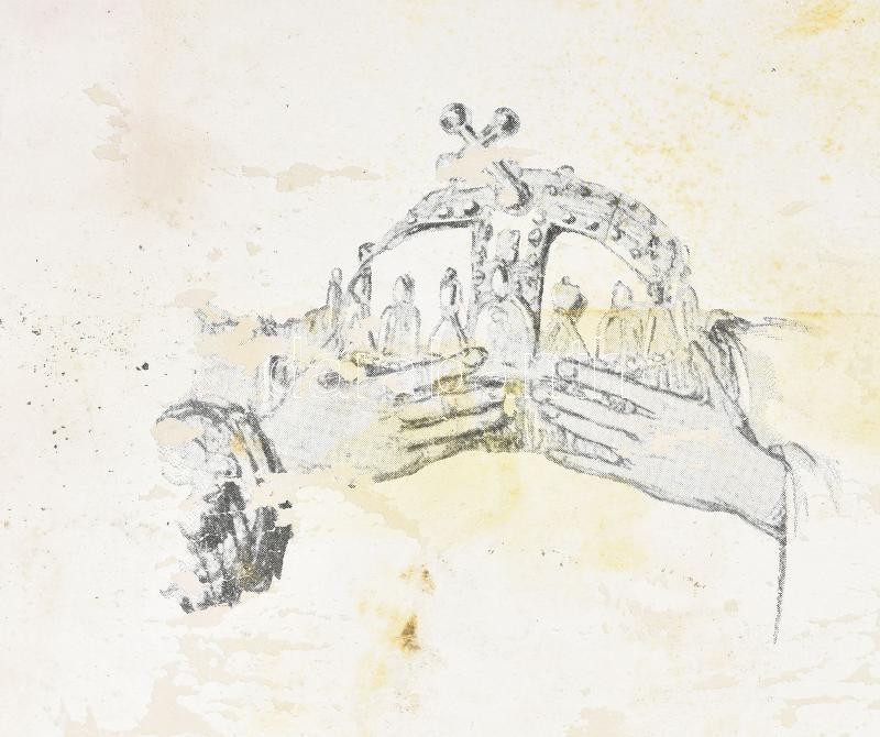 Bardócz Árpád (1882-1938): 22 db illusztráció. Klf. technikák (tus, nyomat), papír. Részben jelzett. Sérült, foltos. Klf. méretekben. - Image 2