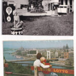 4 db modern Totó-lottó reklám képeslap / 4 MODERN lottery advertisement postcards - Image 2