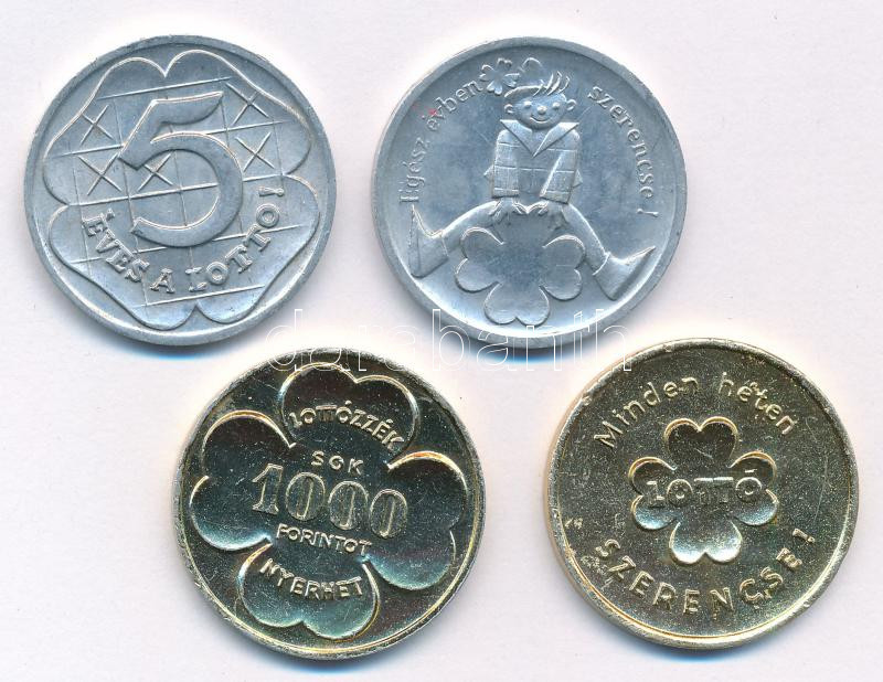 ~1950-1960. 'Lottó' 4xklf Al reklámzseton T:1-,2 - Image 2