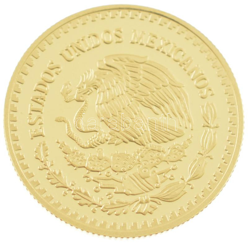 Mexikó 2015. 1/4O Au (7,79g/0.999) T:PP Mexico 2015. 1/4 Ounza Au (7,79g/0.999) C:PP Krause KM#673 - Image 2