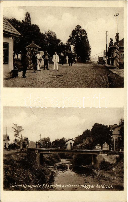 1933 Sátoraljaújhely, Részletek a trianoni magyar határról, határőrök (EK)