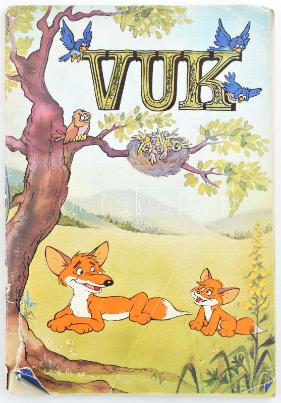 Vuk képeskönyv. Bp., 1982. Pannónia Filmstúdió. Dargay Attila rajzaival. Elvált papírborítóval.
