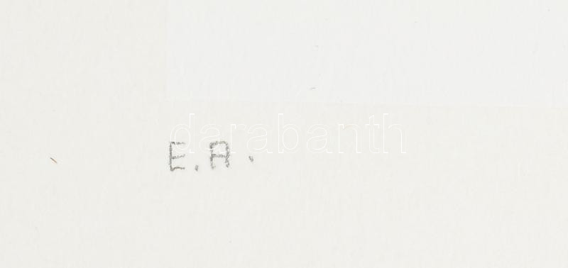 Mark (Márkus), Anna (1928-): Geometrikus kompozíció, 1990. Szitanyomat, papír, jelzett, művészpéldány E.A. jelzéssel. 45x34 cm / screenprint on paper, artist's proof, signed - Image 3