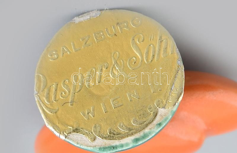 Rasper & Söhne porcelán szív, kézzel festett, jelzett, hibátlan, m: 3 cm - Image 2