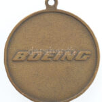 DN 'Boeing' kétoldalas bronz emlékérem füllel (45mm) T:2 - Image 2